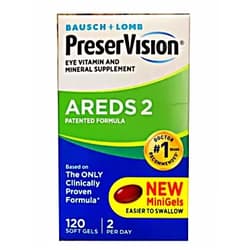 PreserVision AREDS 2 Formula - 120 softgels (New Minigels)