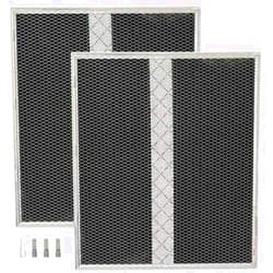 BestRec Range Hood Non-Ducted Filter Replacement, Compatible with Broan HPF30 S97020466 Charcoal Filter Type XC, For Broan-Nutone Series Range Hood Filter, Traps Odors & Grease 14.6” x 12.8” x 0.14” - 2 Pack