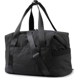 BAGSMART Gym Bag for Women, Carry on Weekender Overnight Travel Duffel Bags with Trolley Sleeve, Personal Item Travel Bag Tote Bag Workout Dance Bag(Black,Medium)