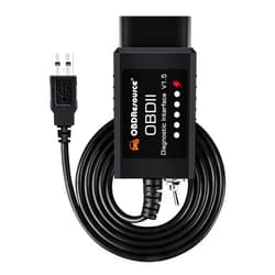OBDResource for-Scan OBD2 USB Adapter ELM327 for Windows，Diagnostic Coding Tool with MS-CAN/HS-CAN Switch for Ford Lincoln Mazda Mercury Series Vehicles