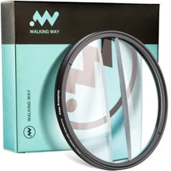 Walking Way Split Diopter Lens Camera Filter, Blur Prism Center Filter - Enhancing Focus and Refraction Effects for Innovative Photography, Videography (77mm)