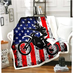 Erosebridal Dirt Bike Fleece Throw Blanket Baby 30