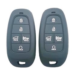 Guibuhuse 360°Protection Silicon Key Fob Cover Accessories Compatible with 2020 Hyundai Sonata (Pack 2)