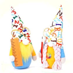 WOKEISE Teacher Appreciation Gifts Gnomes, Back to School Decorations Gnomes Plush, Graduation Gift,Handmade Swedish Gnome, Classroom Decor Office Desk Home Table Decor,Set of 2