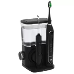 Waterpik CC-01 Complete Care 9.0 Sonic Electric Toothbrush + Water Flosser, Black