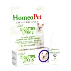HomeoPet Feline Digestive Upsets, Natural Pet Digestive Support for Cats and Kittens, Safe and Natural Cat or Dog Medicine, 15 Milliliters