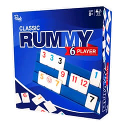 Point Games Rummy Cube 6 Player Edition Set - Classic Family Game, Ages 8+ with More Tiles, Six Racks - Ideal for Kids, Adults & Family Game Night