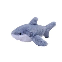 Wild Republic EcoKins Mini Great White Shark Stuffed Animal 8 inch, Eco Friendly Gifts for Kids, Plush Toy, Handcrafted Using 7 Recycled Plastic Water Bottles
