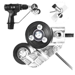 Xitumaoyi Metal Nibbler Drill Attachment for Aluminum, Steel, Iron - Sheet Metal Cutter Tool Adapter, Fits Cordless & Corded Drills