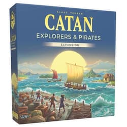 CATAN Explorers & Pirates Board Game Expansion (6th Edition) Embark on New Adventures, Strategy Game for Kids & Adults, Ages 12+, 3-4 Players, 90 Minute Playtime, Made by Catan Studio