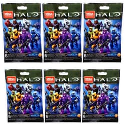 Mega Construx Halo Universe Series 1 Blind Bag Mini Figures Complete Set of 6
