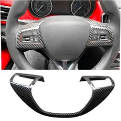 YOCTM ABS Black Carbon Fiber Look Cover Trim Decorative Strip for Maserati Levante 2016 2017 2018 2019 2020 2021 Ghibli 2014 2015 2016 2017 2018 2019 2020 2021 Interior Sets