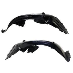 PARTSWICH New Set Of 2 Inner Fender Liner Compatible For BMW 5-S 2008, 2009, 2010 Front Driver Left & Passenger Right Side