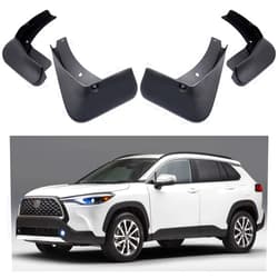 MOERTIFEI 4Pcs Car Mudguard Fender Mud Flaps Splash Guard Compatible with 2022 2023 2024 Toyota Corolla Cross