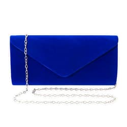 YIXUND Clutch Purses Evening Bag for Women Party Prom Black-Tie Events Velvet Handbag Shoulder Cross Body Bag With Detachable Chain