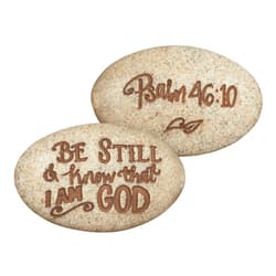 AngelStar 73664 Stone-Be Still & Know That I Am God-Psalm 46-10