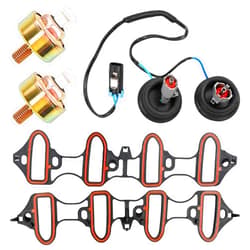 Gledewen Dual Knock Sensors with Wiring Harness and Intake Manifold Gasket Kit | for Chevy Silverado Avalanche Tahoe, GMC Sierra Yukon, Cadillac Hummer & More GM Vehicles | Replace# 12601822,213-3521,89060413