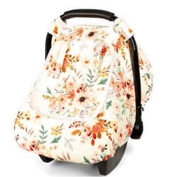 TANOFAR Car Seat Cover Baby, Winter Carseat Cover for Newborn, Infant Car Seat Cover with Windproof and Kick-Proof, Super Warm Plush Fleece Baby Carrier Cover for Infant Boys Girls (Autumn)