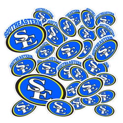 Desert Cactus Southeastern Oklahoma State University Stickers SE Savage Storm Vinyl Decals Laptop Water Bottle Car Scrapbook T1 (Type 1-1)