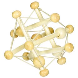 Manhattan Toy Skwish Natural Rattle and Teether Grasping Activity Toy