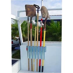 One Stop Outdoor Heavy Duty Truck Bed & Tool Box Mount - Garden Tool Holding Rack for Rake, Shovel - Landscaper, Gardener & Contractor - Commercial Grade Truck & Trailer Mounted Steel (Bed & Box Mount)