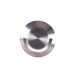 WAC Lighting WAC Landscape Lighting, LED 2in 12V Round Beveled Single Directional Top Inground Indicator Light 2700K in Stainless Steel