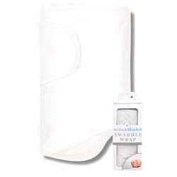 Miracle Blanket Swaddle Wrap - Boy, Girl, or Neutral Receiving Baby Blanket - Soft, Wearable Sleep Sack Essential for Newborns and Infants (Natural Beige)