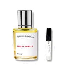 J FARELL Dossier Ambery Vanilla Perfume for Women, Sample Size 5mL by Dossier Perfume Cologne Travel Size - 5mL
