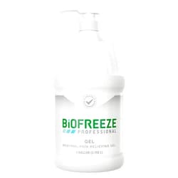 Biofreeze Professional Strength Pain Relief Gel, Arthritis Pain Reliver, Knee & Lower Back Pain Relief, Sore Muscle Relief, Neck Pain Relief, FSA Eligible, 128 FL OZ Biofreeze Menthol Gel