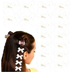 Lusofie 40 Pcs Mini Bow Hair Clips Satin Mini Bow Clips Small Bowknot Barrettes Hair Ribbon Alligator Clips Hair Bows for Girls Baby Women
