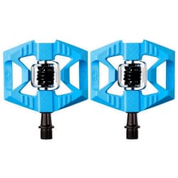 Crank Brothers Crankbrothers Doubleshot Hybrid Bike Pedal - Flat/Clipped-In City Bicycle Pedal, Premium Bearings and Seals Doubleshot 1 Blue/Black