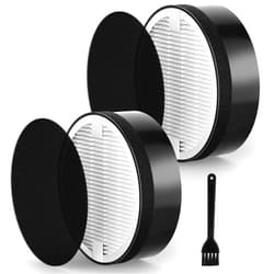 Cabiclean LV-H132 Replacement Filter Compatible with LEVOIT LV-H132 Air Puri-fier Replacement Filter, 3-in-1 H13 True HEPA Filter High-Efficiency Activated Carbon Filter, Part # LV-H132-RF, 2 Pack
