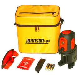 Johnson Level & Tool 40-6680 Self-Leveling 5 Beam Laser Dot, Red, 1 Laser