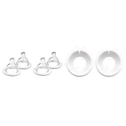 MAM Bottle Nipples Medium Flow Nipple Level 2, for 2+ Months, SkinSoft Silicone Nipples & Easy Start Anti Colic Bottle Valve Replacement,2 Count (Pack of 1)