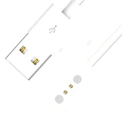 Lamshaw Compatible with BIGGERFIVE BARVE Watch Charger, Magnetic USB Charging Cable Replacement Charger Compatible for BIGGERFIVE BARVE BW01 Kids Fitness Tracker Watch (White)