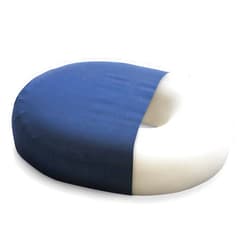 DMI Seat Cushion Donut Pillow and Chair Pillow for Tailbone Pain Relief, Hemorrhoids, Prostate, Pregnancy, Post Natal, Pressure Relief and Surgery, 18 x 15 x 3, Navy