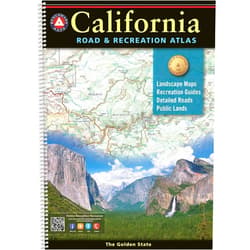 By Benchmark Maps (Author) California Road & Recreation Atlas - 12th Edition, 2024 (Benchmark)