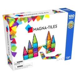 MAGNA-TILES Classic 100-Piece Magnetic Construction Set, The ORIGINAL Magnetic Building Brand