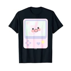 A Fun Cat NEW Super Kawaii Gamer Bunny Rabbit Pastel T-Shirt