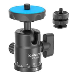 Kaitezenz Mini Ball Head, Panoramic Camera Tripod Head with 1/4
