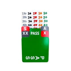 Baron Barclay - Replacement Bidding Cards for Bridge Boxes - Use in Bid Pal or other Popular Bidding Boxes – Set of 4 - Refills for Bidding Devices