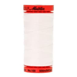 Mettler Metrosene Old Number 1145-0002 Poly Thread, 500m/547 yd, White