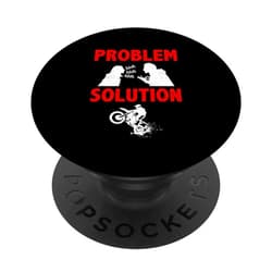 Problem Solution Hobby Dirt Track Racing Dirt Track Racing Driver Problem Solution Hobby PopSockets Swappable PopGrip