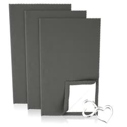 PEASUG 3 Pcs Silver Polishing Cloth, Large 10