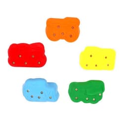 Atomik Climbing Holds | Kids Children's Climbing Holds | Fun Shapes Holiday Animals Vehicles