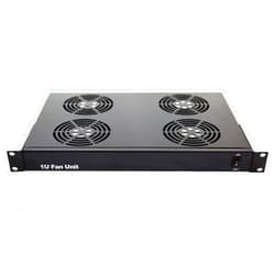 RAISING ELECTRONICS 1U Rack Mount Fan Unit with 4 Fans for Sever Network Data Rack