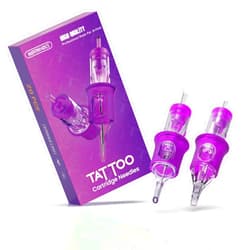 Wormhole Tattoo Tattoo Needles, Wormhole Tattoo Cartridge Needles 20pcs Mixed Sizes 1203RL 1205RL 1205RM 1207RM Disposable Tattoo Needles Cartridge Round Liner Shader Magnum for Tattoo Pen Machine Permanent Makeup