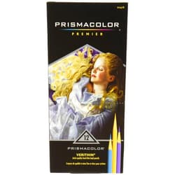 Prismacolor 2476 Verithin Coloured Pencils, Assorted Colours, 12-Count