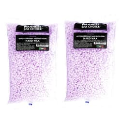 Waxness Spa Choice Purple Jasmine Demi Creamy No Rosin Hard Wax Beads 2.2 lb / 1 kg Pack of 2