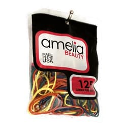 Amelia Beauty Products Amelia Beauty 125 Count Jumbo Rubber Band Pony Tail Holders (Assorted)